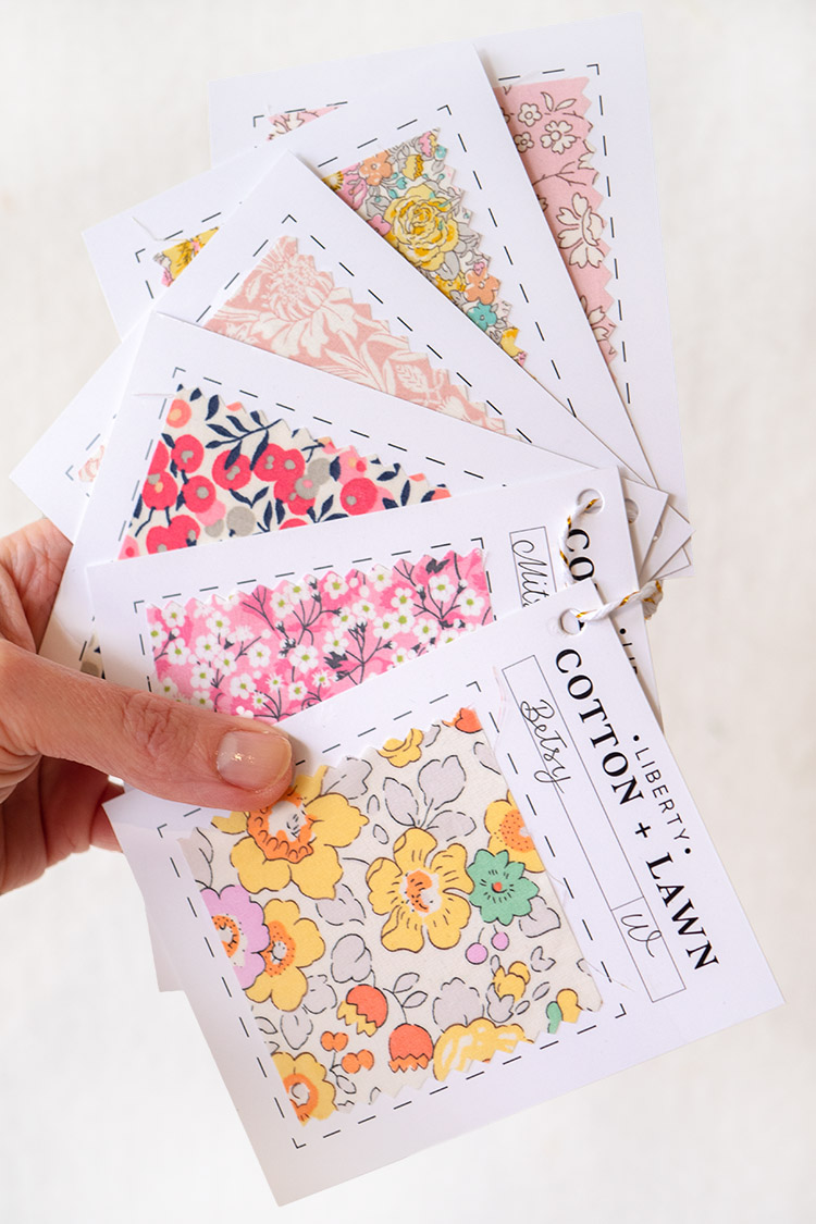 5 Steps to Make a Cute Fabric Swatch Free Printable